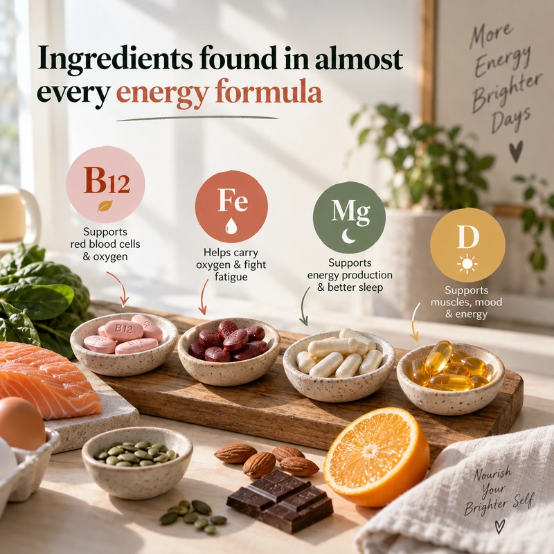 Ingredients found in almost every energy formula